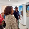 Roselle Lemiere, Percy and Kurt Francois at Photo exhibition